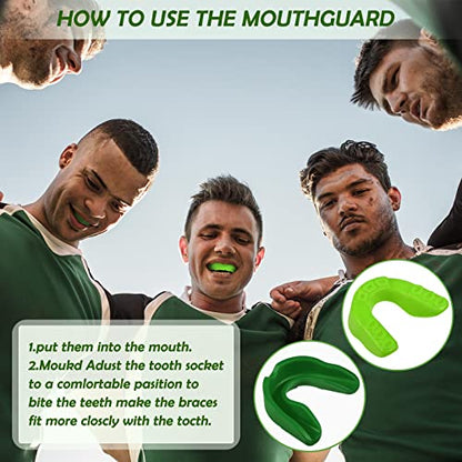 Frienda Adult Mouth Guards for Sports with Case - color: Mixed Color