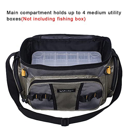 Fishing Tackle Bags Soft Side Fishing Tackle Box Storage Bag for Saltwater or Freshwater