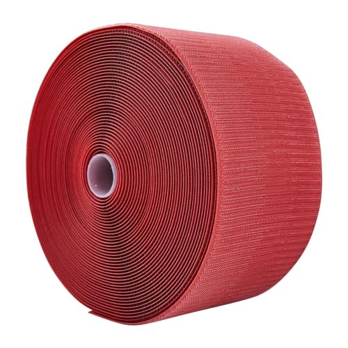 Century Hook Mat Fastener | 42' Long & 4" Wide | Hook Fastener for Carpet Bonded Foam Seams | Hook Mat Fasteners for Wrestling, Gymnastics, and Cheer Gym Floors (Red) - color: Red