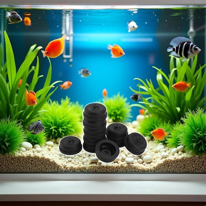JJLFresheners Aquarium Diaphragm Air Pump Accessories EPDM Rubber Oxygen Pump Replacement Parts for Aquarium Fishing Oxygen Pump Aquarium Diaphragm Silicone Cup Parts Reolacements