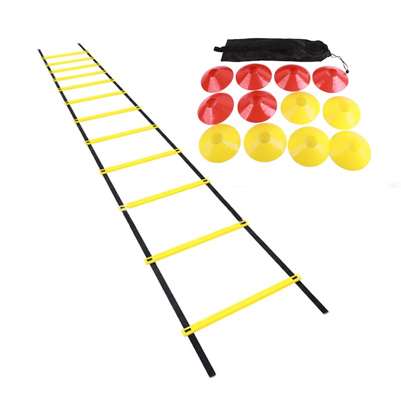 Speed Training Ladder Durable Nylon Footwork Agility Ladder for Football Training IndoorOutdoor