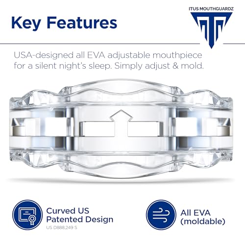 SilentZzz – USA Designed All EVA Anti Snoring Mouth Guard, Medium Size - size: Medium