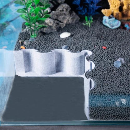 Aquarium Substrate Divider – Fish Tank Fence | Aquarium Accessories Decorative Board | Sand Water Grass Mud Separator | Planted Aquarium-Landscaping Panel for Fish Tank Isolation - style: C