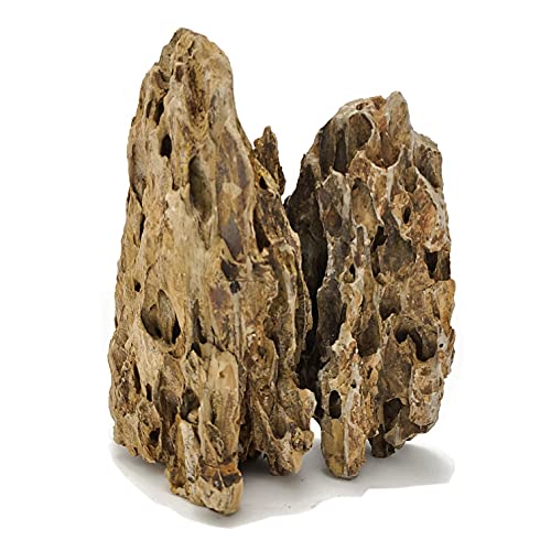 Lifegard Aquatics Aquascaping Dragon Ohko Rock 10 Lb Kit – Decorative Aquarium Rocks, Fish Tanks – 10 Lbs Kits - size: 10 Gallons, style: Dragon Ohko Rock