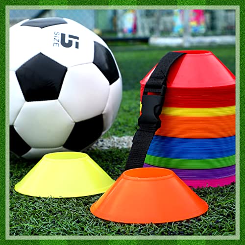Hanaive Mini Soccer Cones for Agility Drills, 5 Inch