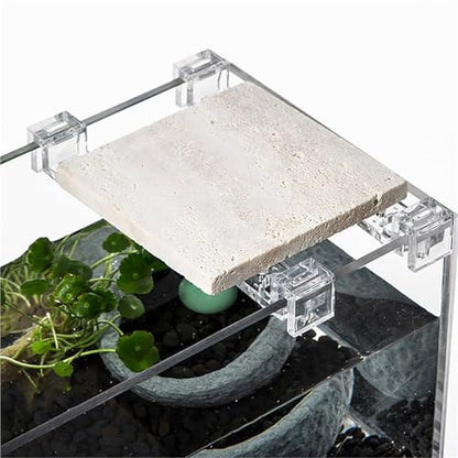 Aquarium lid Clips 16pcs 6mm/8mm/10mm Fish Tank Acrylic Clips Aquarium Lid Cover Support Holder Bracket Clamp Stand Aquarium Supply(12mm) - color: 12mm
