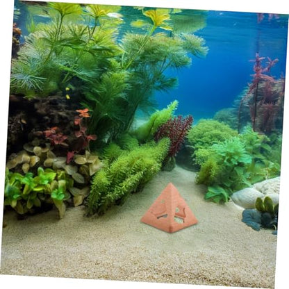 POPETPOP Aquarium Hiding Cave Shrimp Hideout Fish Breeding Box Decorative Fish Tank Accessory Ceramic Hiding Cave