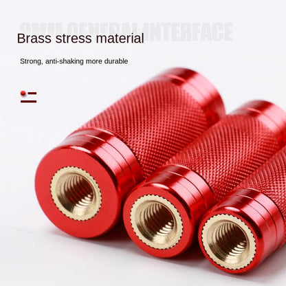 2pcs Universal 8mm Screw Thread Fishing Net Connector Adapter for DIY Modification | Folding Net Head Replacement Part for Fishing Rod Conversion - size: ID-21mm(0.82inch)