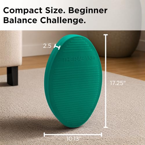 THERABAND Stability Trainer Pad - color: Green - Firm - Beginner, size: Single