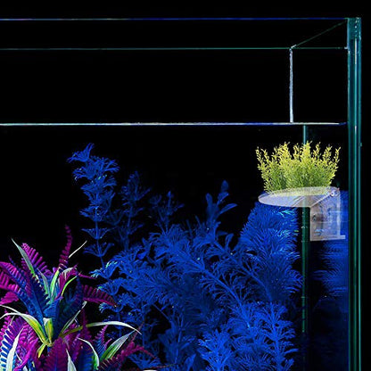 SLSON 2Pack Aquarium Shelf,Transparent Acrylic Ledge Plants Holder for Substrate and Live Plants,with Strong Suction Cups for Fish Tank Multi-layer Decorations