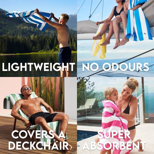 Dock & Bay Quick Dry Beach Towel - Cabana - Phi Phi Pink - Extra Large - color: Cabana - Phi Phi Pink, size: Extra Large (200x90cm, 78x35")
