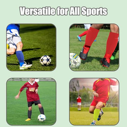 Soccer Shin Guards for Kids Youth Adult - color: White, size: Medium