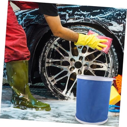 ULTECHNOVO Water Container Portable Folding Bucket for Camping Fishing Car Washing Space-Saving Design Versatile and - for Outdoor Activities