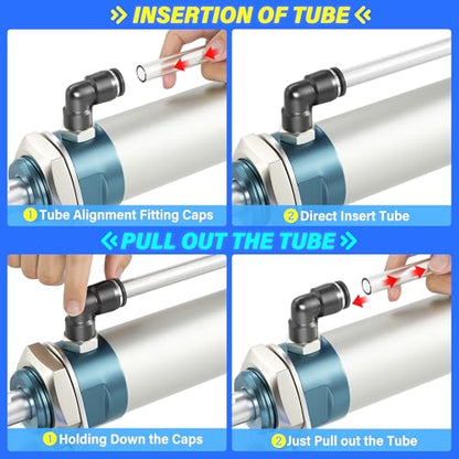 TAILONZ PNEUMATIC Clear 10mm OD 6.5mm ID Polyurethane PU Air Hose Pipe Tube Kit 10 Meter 32.8ft - color: Clear, size: 10mm OD/32.8ft/10m