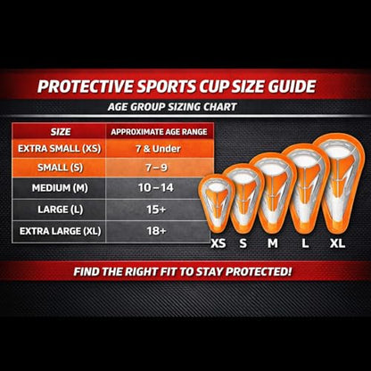 DRSPORTS Flex Cup D3O Impact Shield, Men’s Athletic Cup with Ergonomic Comfort, Groin Protector for Football, MMA, Boxing, Rugby and Baseball, Sports Protective Cup for High-Contact Training (XS–XL) - size: Small
