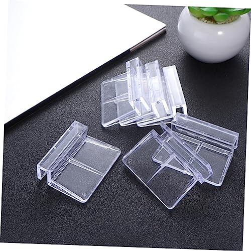 Didiseaon 20pcs Acrylic Fish Tank Cover Support Bracket for Aquarium Practical Holder for Tanks Safe and Fish Cover Frame