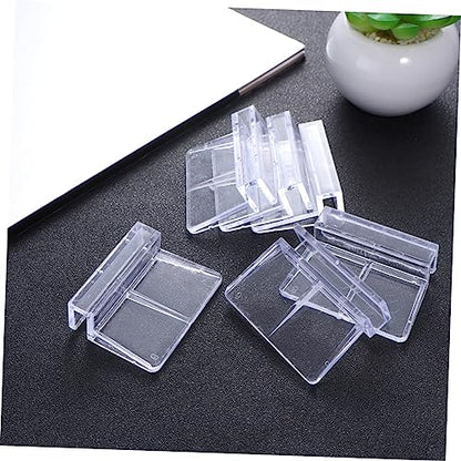 Didiseaon 20pcs Acrylic Fish Tank Cover Support Bracket for Aquarium Practical Holder for Tanks Safe and Fish Cover Frame
