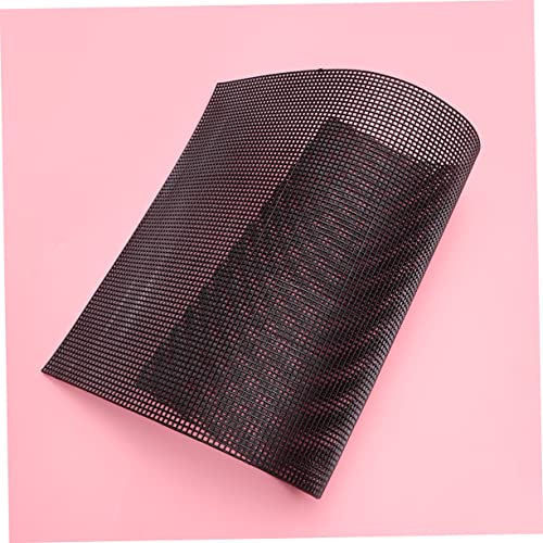 BESPORTBLE 5PCS Cuttable Plastic Mesh Grid for DIY Projects Durable Handmade Mesh Multi Purpose Square for Fish Tanks Crafting and Home Use Black - color: Black