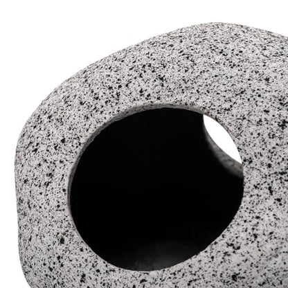 6 Pack Aquarium Decoration Rock Caves, Betta Fish Tank Hideaway, Hideout Stones House Decor for Cichlid Shrimp Territorial Fish Hiding Breeding Spawning, Fish Tank Ornaments