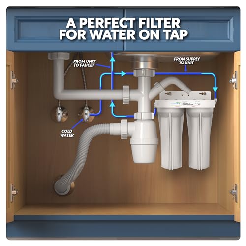 Aquatic Life Sediment Carbon Plus Water Filtration System, Particulate Chloramine Chlorine Reduction System