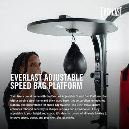 Everlast Adjustable Speed Bag Platform | Boxing, Heavy-Duty Mount, Training