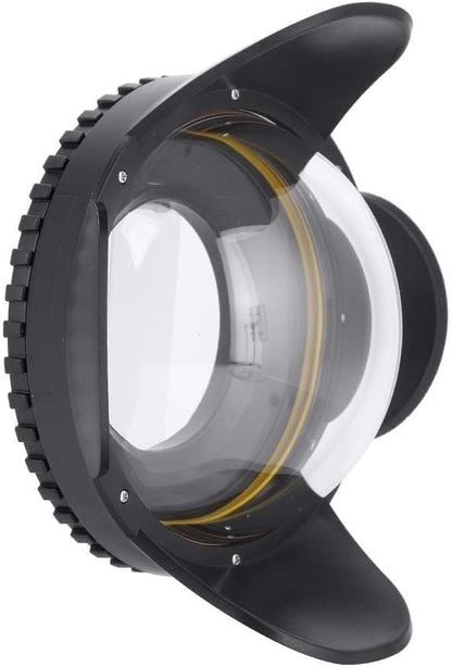 Seafrogs Dome Port Lens, 67mm Fisheye Wide Angle Lens Shade for Underwater Camera Housing Case, 60m Waterproof Dome Port for Diving and Snorkeling Photography