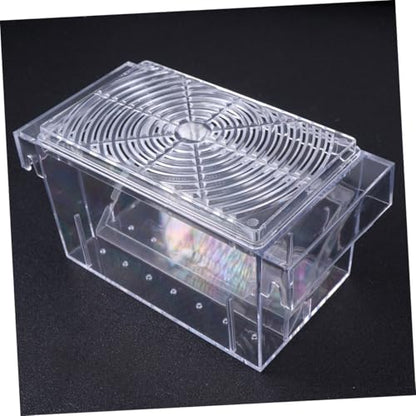 Beaupretty Breeding Box Acrylic Aquarium Fish Isolation Tank Hatching Incubator for Guppy Betta Fry Fish Tank Breeder Suitable for Aquarium