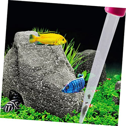 POPETPOP Aquarium Tool 50ml Manual Fish Tank Pipette Moss for Water Change Tank Maintenance