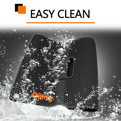 Heavy Duty Fish Fillet Bait Cutting Board - NonSlip Mat for Filleting, Cleaning & Cutting - Rollable & Large Size (14*28", Black) - color: Black, size: 28"L x 14"W