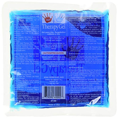 Caldera Hot & Cold Therapy Gel - 6" x 6" (Pack of 4) - size: 6x6 Inch (Pack of 4)