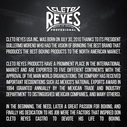 CLETO REYES Black Mamba MMA Competition Fight Gloves for Men and Women, Cowhide Leather, Black - size: Small