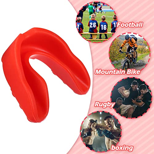 Frienda 50 Pcs Youth Football Mouth Guards Bulk Mouthpiece - color: Multiple Color