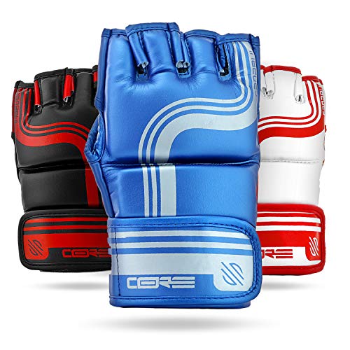 Sanabul Core 4oz MMA Gloves for Men & Women, Professional Fighting Boxing Muay Thai Kickboxing Gloves for Sparring Grappling and Training.