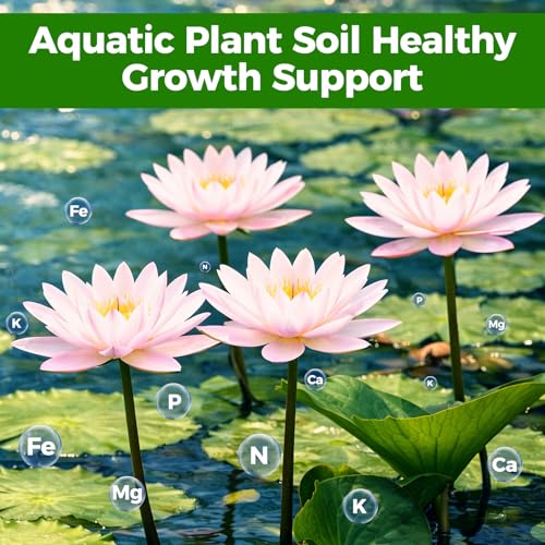 Aquatic Plant Soil for Water Lily & Lotus – Clay-Based, Nutrient-Rich Pond Plant Growing Medium, Multi-Mineral Blend, Ideal for Small Ponds & Water Gardens, Safe for Fish & Aquatic Life 2 LB