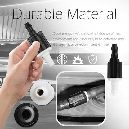 2PCS Windshield Washer Check Valve,Windshield Washer Nozzle Check Valve Compatible with Toyota,Windshields Sprayer Nozzle Checks Valves Replace OEM#85321-26020/85381-AE020