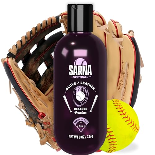 SARNA BASEBALL Glove & Leather Cleaner and Conditioner, 8 Oz - size: 8oz Softball