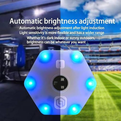 TsoLay Reaction Training Lights Kit, Hand-Eye Coordination Reflex Training Pods with App Control, 270° Wide-Angle Sensors, Smart Brightness for Speed, Agility, Reflex and Cognitive Drills