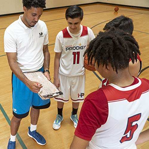GoSports Premium Dry Erase Coaches Clipboards – Basketball, Baseball, Football, Soccer, Hockey, Volleyball, Lacrosse - color: Basketball