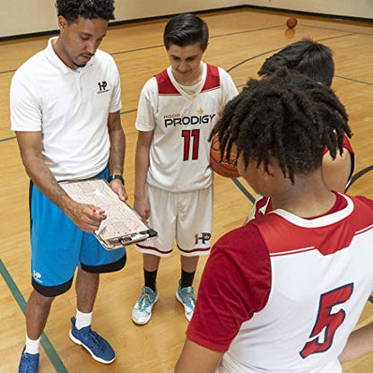 GoSports Premium Dry Erase Coaches Clipboards – Basketball, Baseball, Football, Soccer, Hockey, Volleyball, Lacrosse - color: Basketball