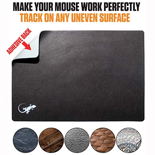 Mouse Pad Adhesive Bottom - Sticks to Any Surface - Portable - Webcam Covers and Screen Cleaner Included (10 Pack - Event Pack) - color: 10 PACK - EVENT PACK
