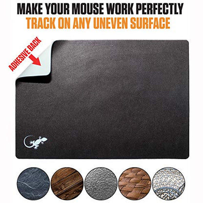 Mouse Pad Adhesive Bottom - Sticks to Any Surface - Portable - Webcam Covers and Screen Cleaner Included (10 Pack - Event Pack) - color: 10 PACK - EVENT PACK