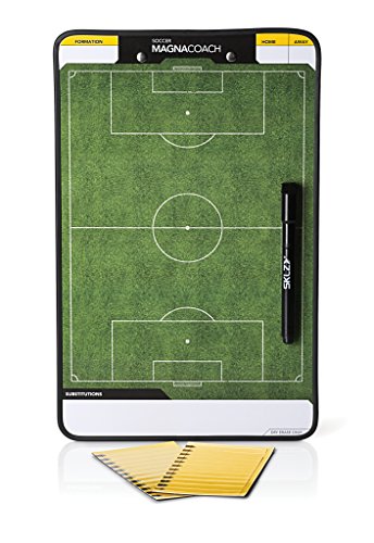 SKLZ MagnaCoach Magnetic/Dry Erase Soccer Coaching Board,Green