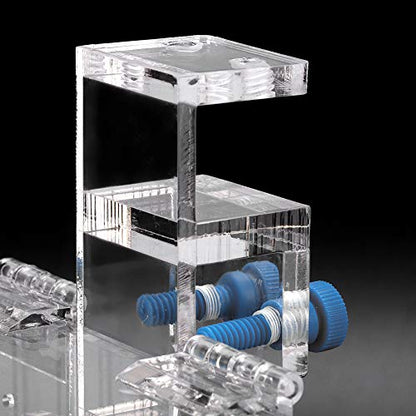 Clear Acrylic Fish Tank Isolation Box, Multifunctional Enclosure for Small Pets, 10.5 cm³, Water Flow Assurance