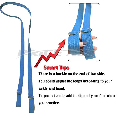 Yoga Stretch Strap - to Improve Leg Stretching - Perfect Home Equipment for Ballet, Dance, Warm upand Gymnastic Exercise - Excellent Gift for Your Friends, Children, and Loved Ones - color: Rose
