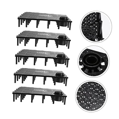 Happyyami 5pcs Fish Tank Filter Plate Aquarium Filtering Egg Crate Divider Fish Tank Board Betta Fish 40 Gallon Fish Tank Fish Tank Filtering Board Filters Grid Plastic Substrate