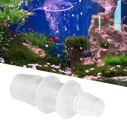 2 Pcs 16mm/20mm Plastic Hose Barbed Adapter Universal Fit PVC Pipe Fittings Variable Diameter Connector for Aquarium Air Pump