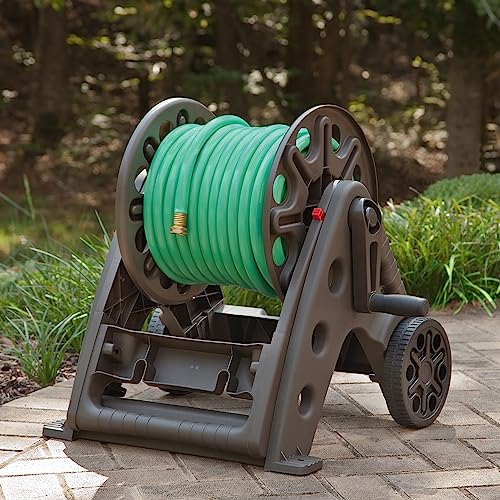 Liberty Garden Products 514 Two Wheel, Hose Cart, Plastic,bronze (Assembly required) - style: Hose Cart