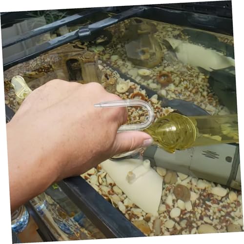 Hemobllo U-shaped Diffuser Tube for Aquarium Glass Tubing Easy to Install Carbon Dioxide Diffuser for Fish Tanks Connector Lightweight Convenient Aquarium Accessory