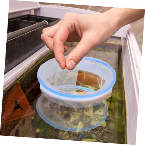 BESPORTBLE 2pcs Floating Breeding Box for Guppies Transparent Nylon Fish Tank Incubator with Mesh Design Stable Structure for Optimal Hatching and Fry Survival