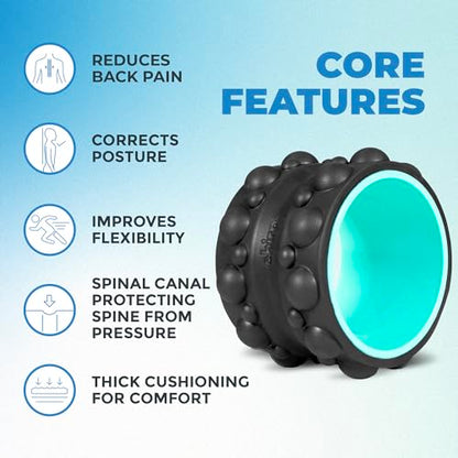 Chirp Wheel XR 6" Knot Kneader Back Roller for Deep Tissue Relief, Mint | Knot Kneader Back Roller, Shiatsu Foam Roller for Deep Muscle Knots, Trigger Point Back Massager, 6 Inch - size: 6 Inch Mint